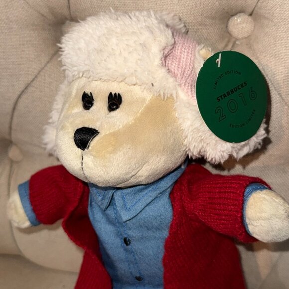 RETIRED Starbucks 2016 Bearista Girl Bear Home for Holiday 118th Limited Edition - Picture 2 of 8
